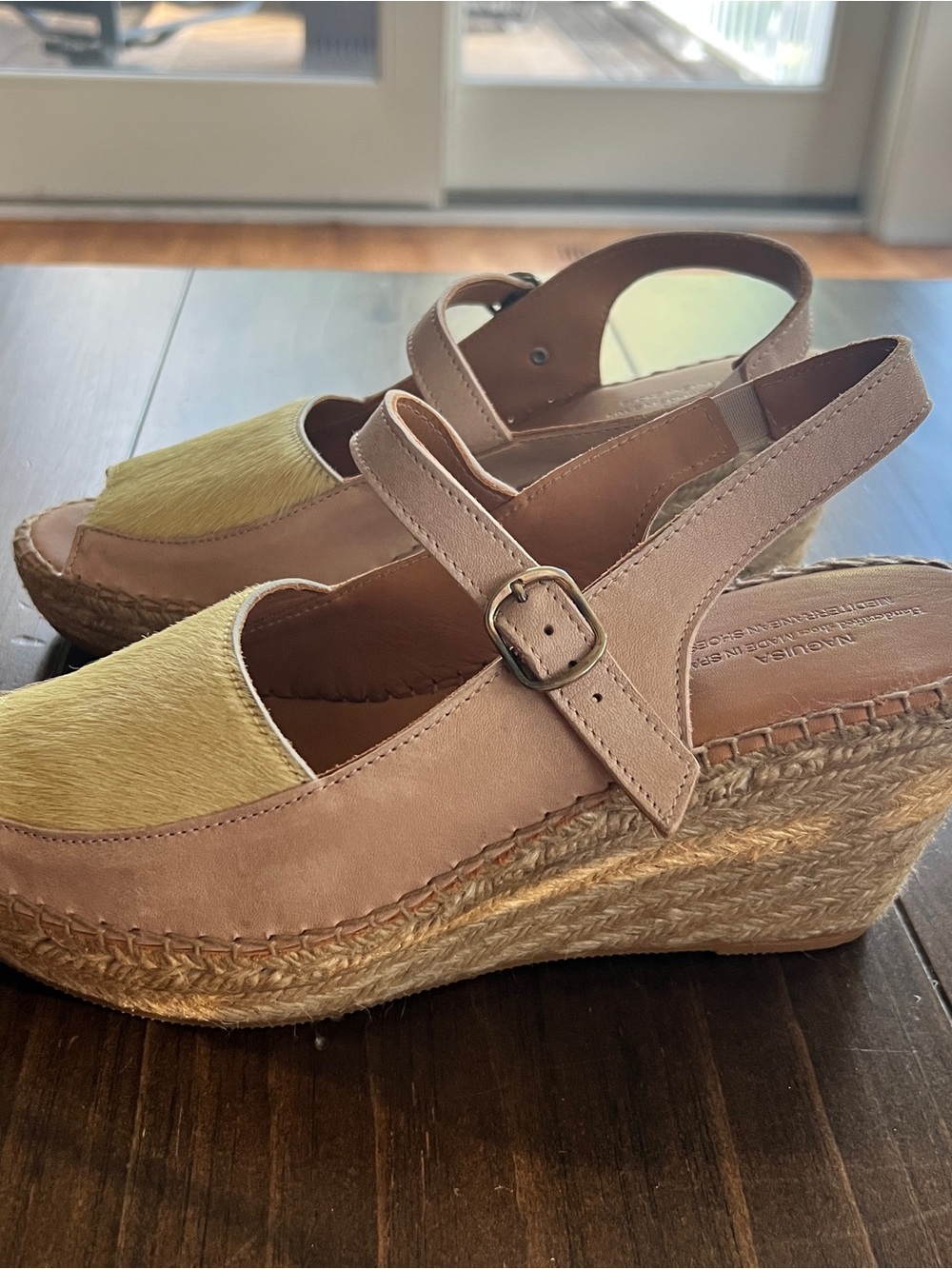 Anthropologie Naguisa Ruca Wedge Espadrilles-size 11